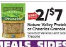 Nature Valley Protein or Cheerios Granola