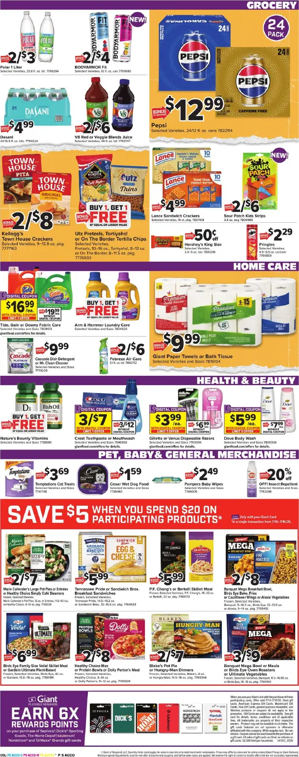 Giant Food Weekly Ad Page 8