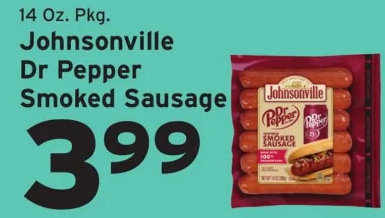 Johnsonville Dr Pepper Smoked Sausage