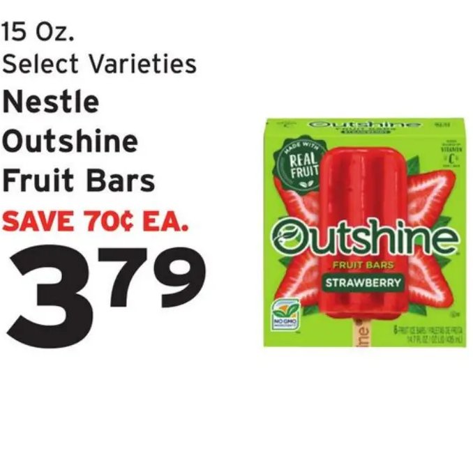 Nestle Outshine Fruit Bars