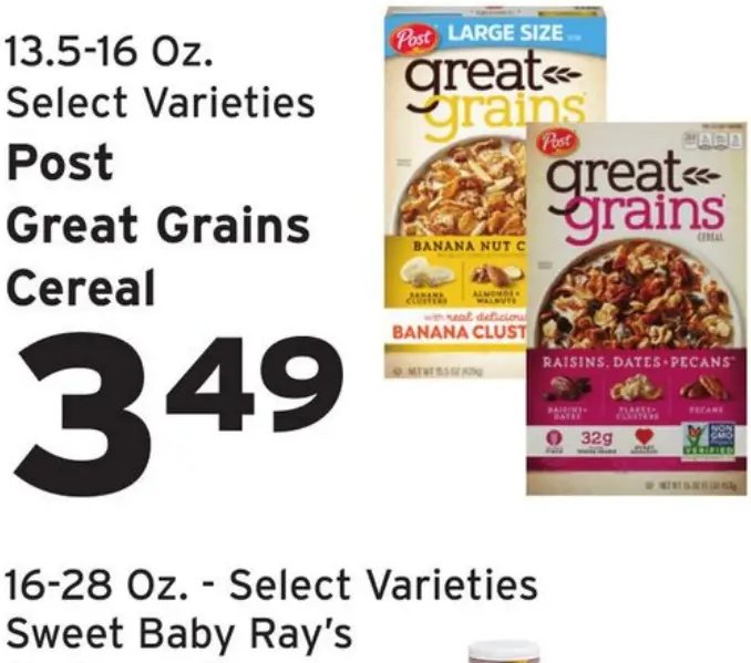 Post Great Grains Cereal