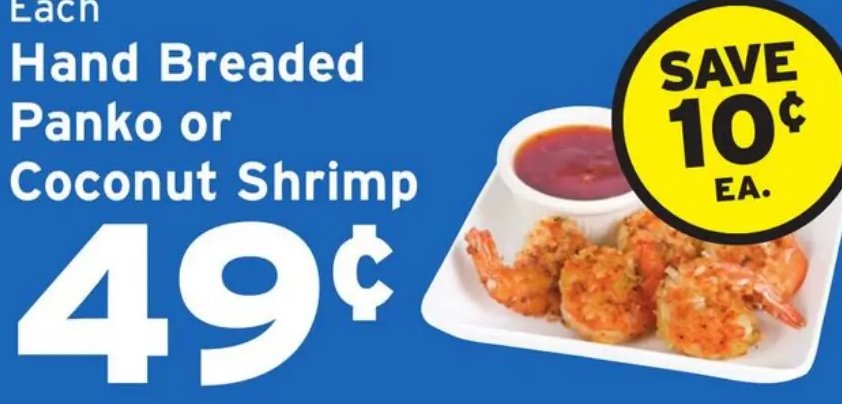 Hand Breaded Panko or Coconut Shrimp