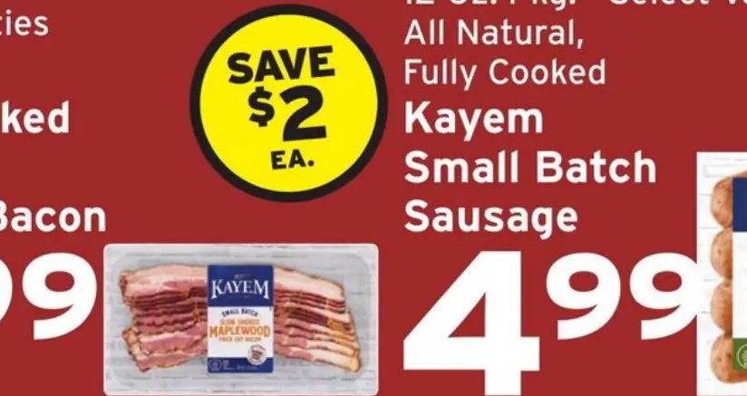 Kayem Slow Smoked Thick Cut Roasted Bacon