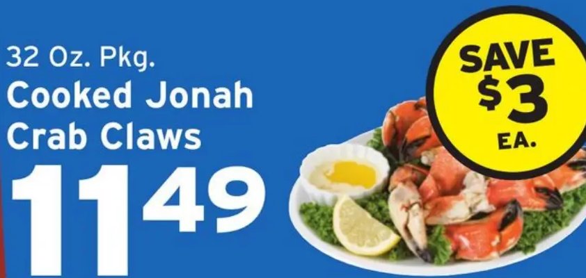 Cooked Jonah Crab Claws