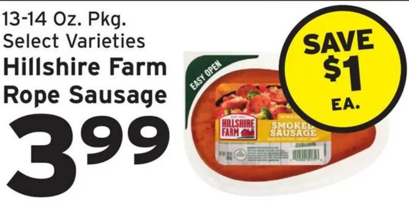 Hillshire Farm Rope Sausage