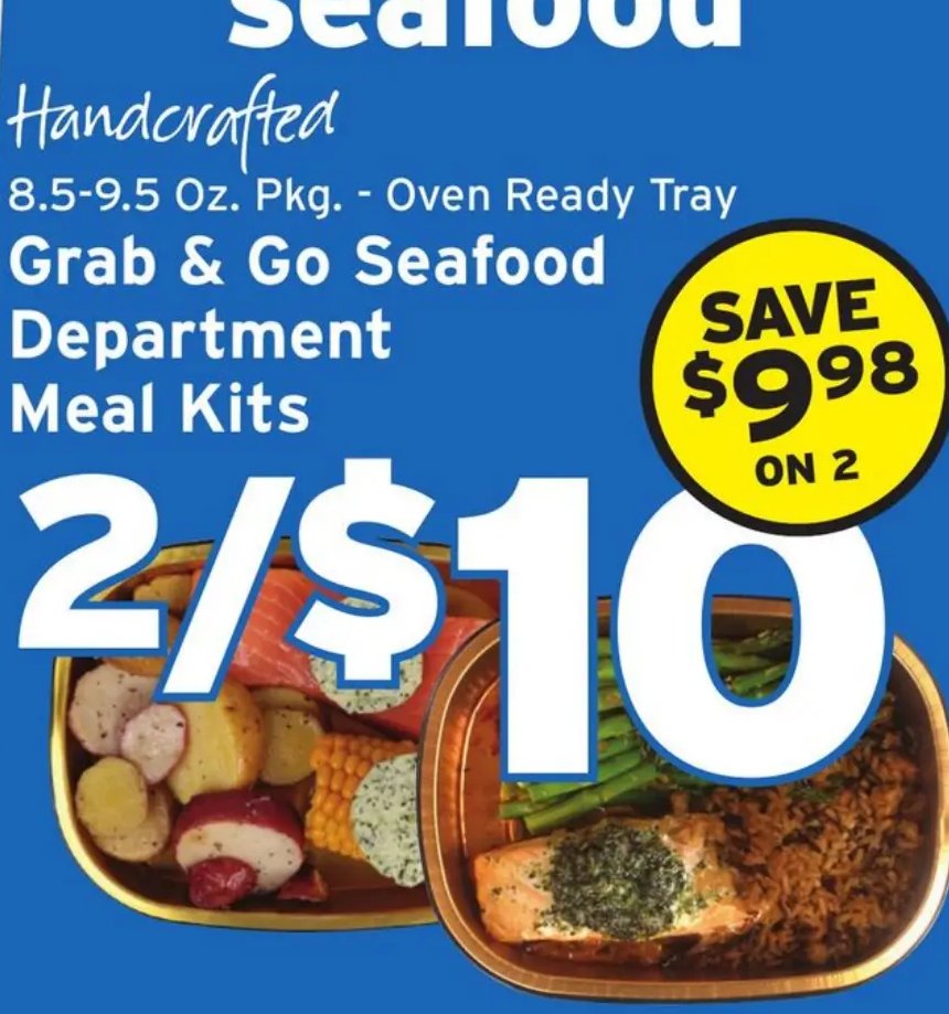 Grab & Go Seafood Department Meal Kits