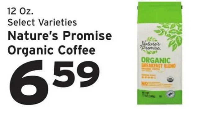 Nature's Promise Organic Coffee