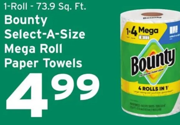 Bounty Select-A-Size Mega Roll Paper Towels