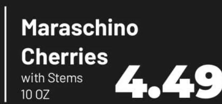 Maraschino Cherries