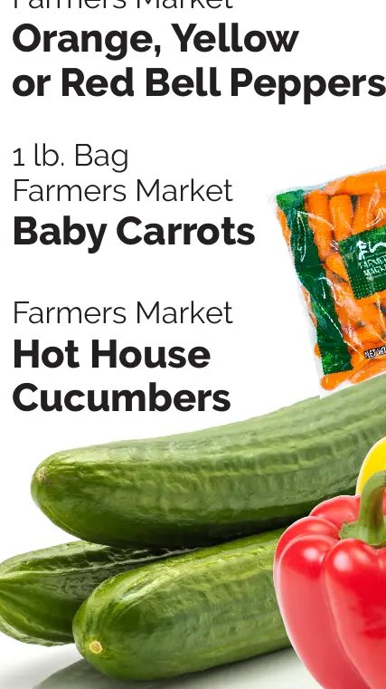 Farmers Market Orange, Yellow or Red Bell Peppers