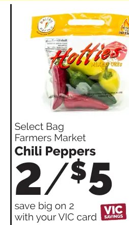 Select Bag Farmers Market Chili Peppers