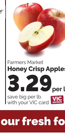 Farmers Market Honey Crisp Apples