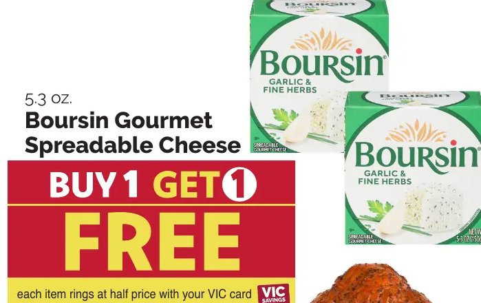 Boursin Gourmet Spreadable Cheese