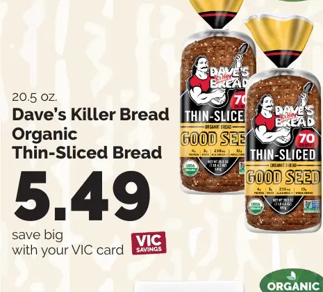 Dave's Killer Bread Organic Thin-Sliced Bread