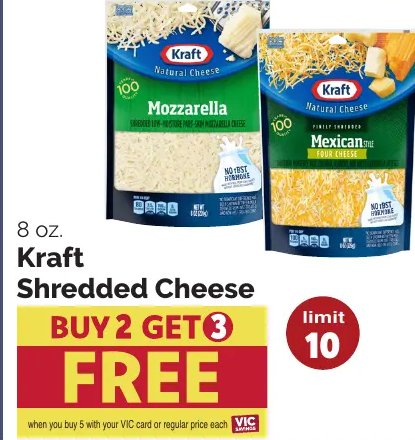 Kraft Shredded Cheese