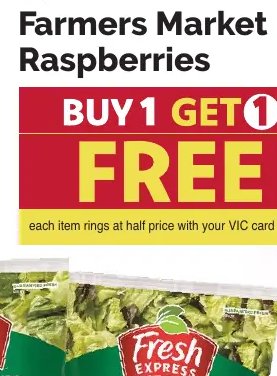 Farmers Market Raspberries
