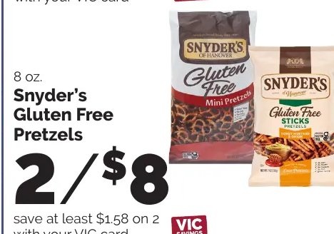 Snyder's Gluten Free Pretzels