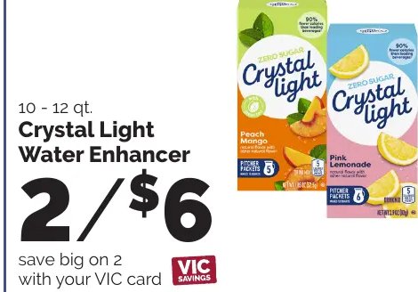 Crystal Light Water Enhancer