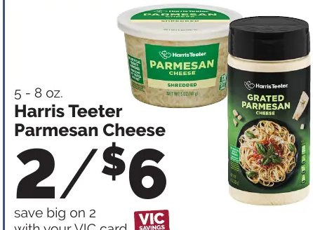 Harris Teeter Parmesan Cheese