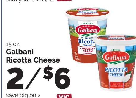 Galbani Ricotta Cheese