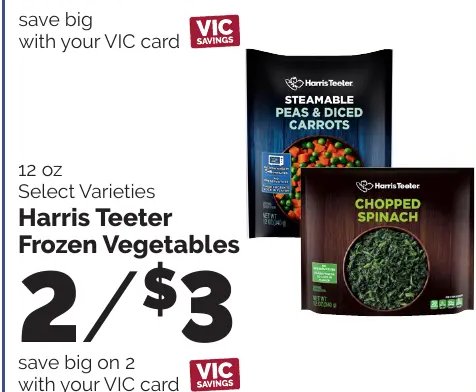 Harris Teeter Frozen Vegetables
