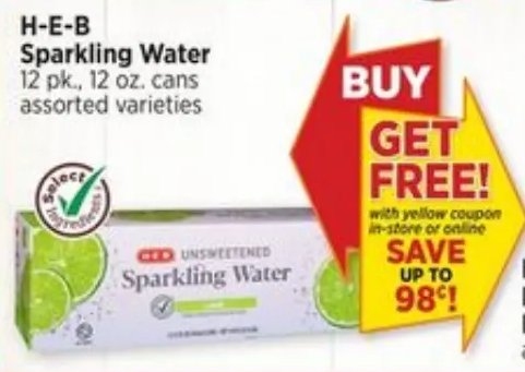 H-E-B Sparkling Water