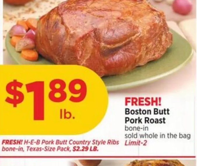 Boston Butt Pork Roast