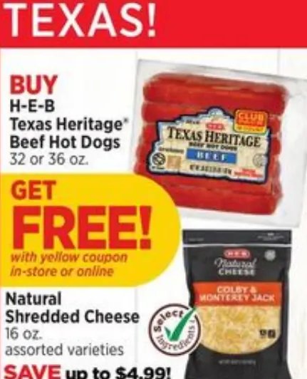 H-E-B Texas Heritage® Beef Hot Dogs