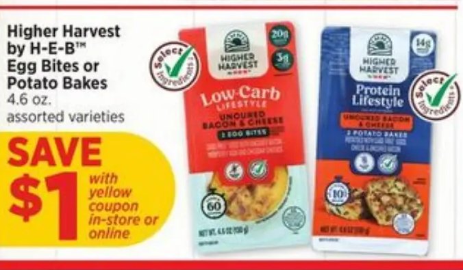 Higher Harvest by H-E-B™ Egg Bites or Potato Bakes