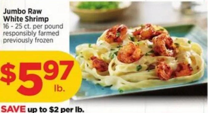Jumbo Raw White Shrimp