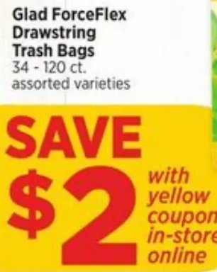 Glad ForceFlex Drawstring Trash Bags