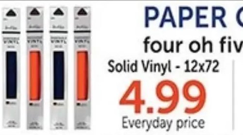Solid Vinyl - 12x72