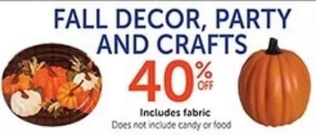 FALL DECOR, PARTY AND CRAFTS
