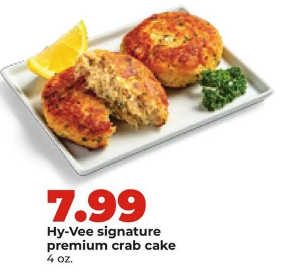 Hy-Vee signature premium crab cake