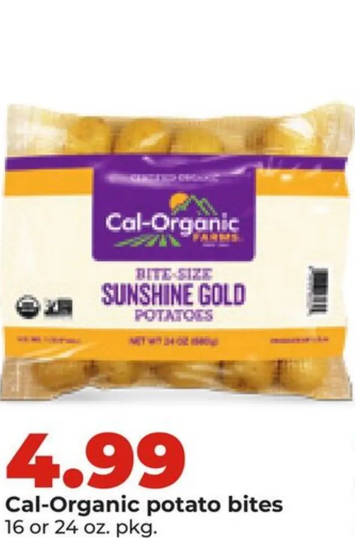 Cal-Organic potato bites