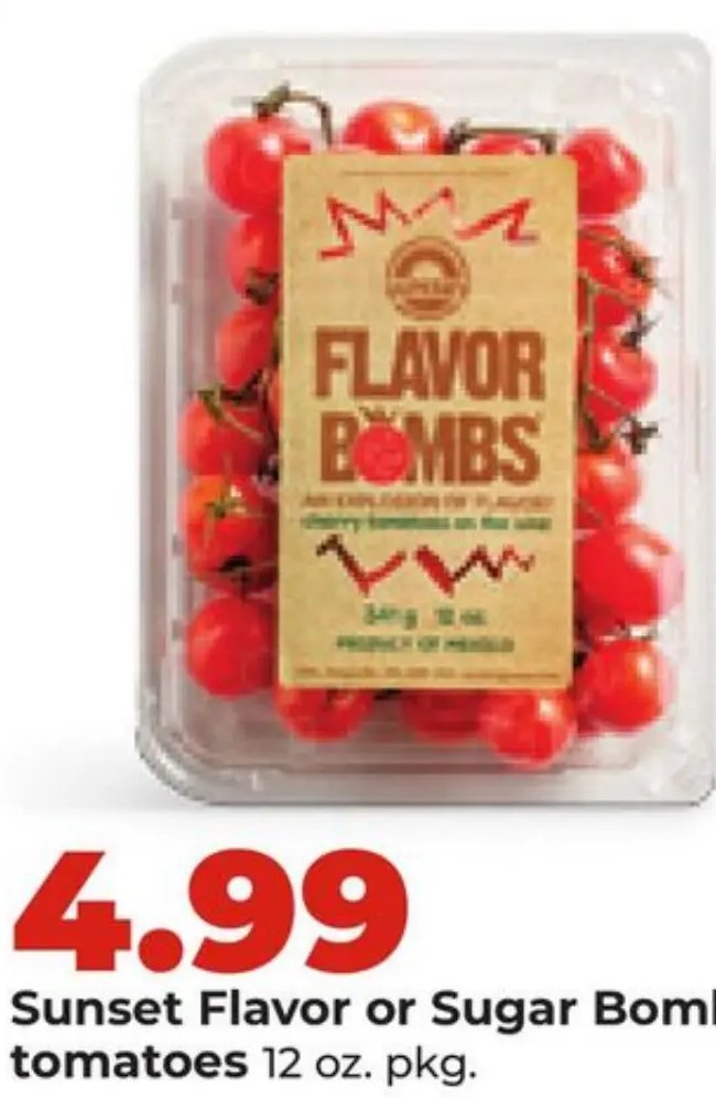 Sunset Flavor or Sugar Bombs tomatoes