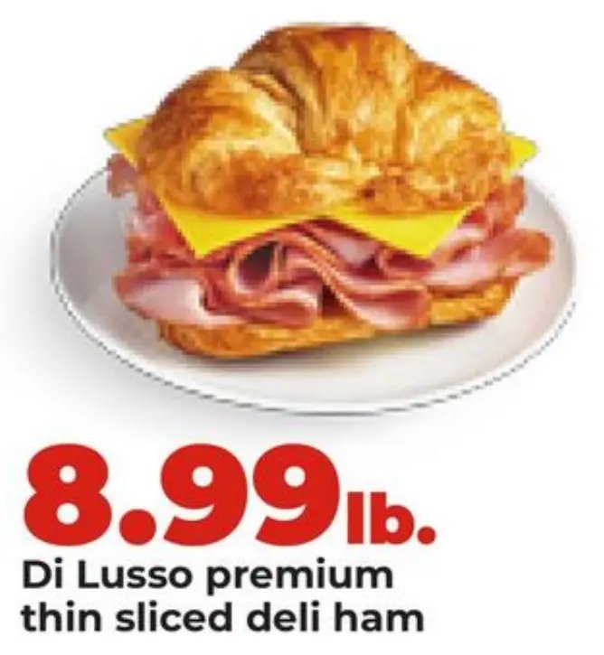 Di Lusso premium thin sliced deli ham