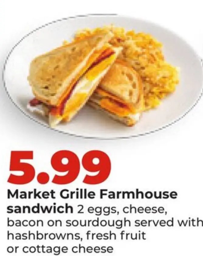 Market Grille Farmhouse sandwich