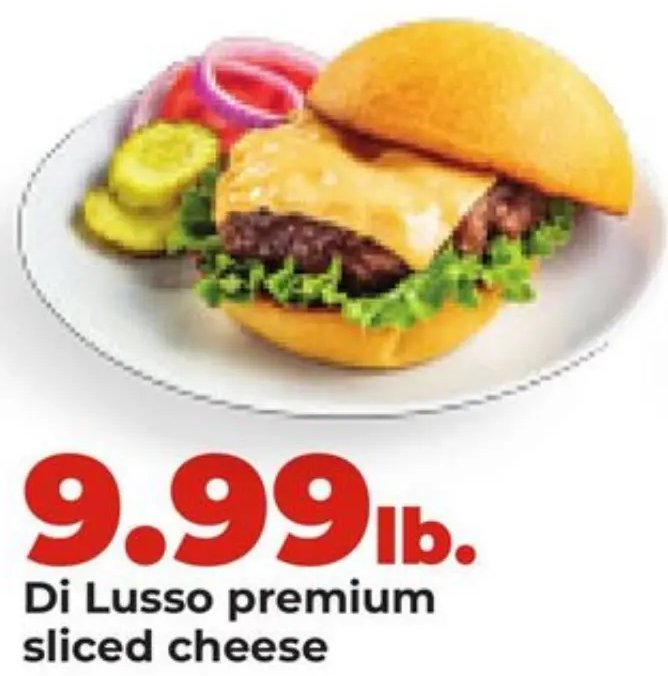 Di Lusso premium sliced cheese