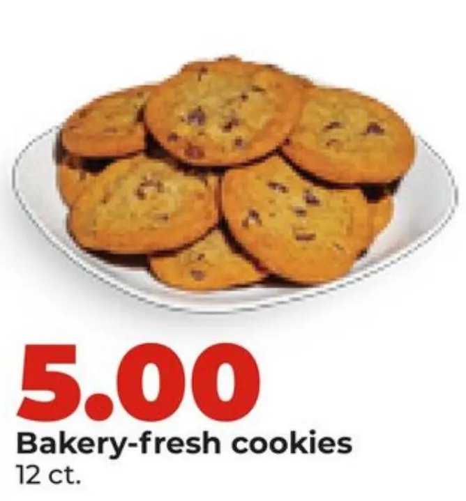 Bakery-fresh cookies