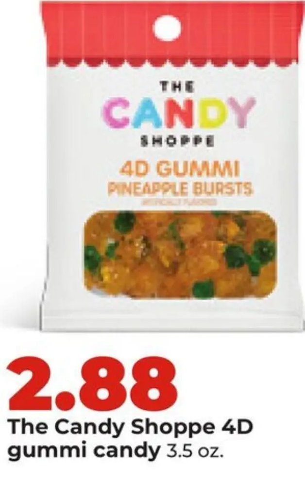 The Candy Shoppe 4D gummi candy