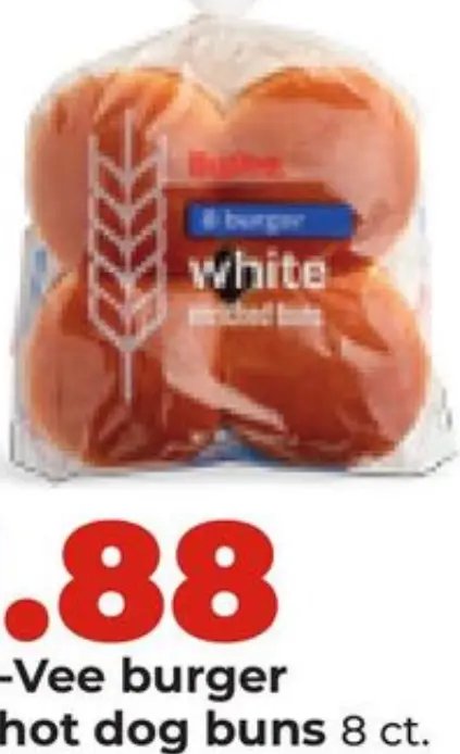 Hy-Vee burger or hot dog buns