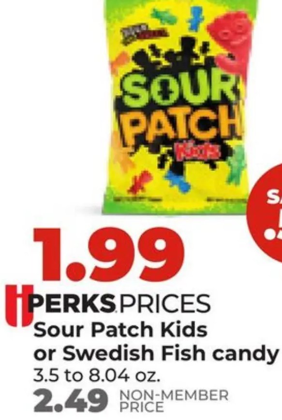 Sour Patch Kids or Swedish Fish candy
