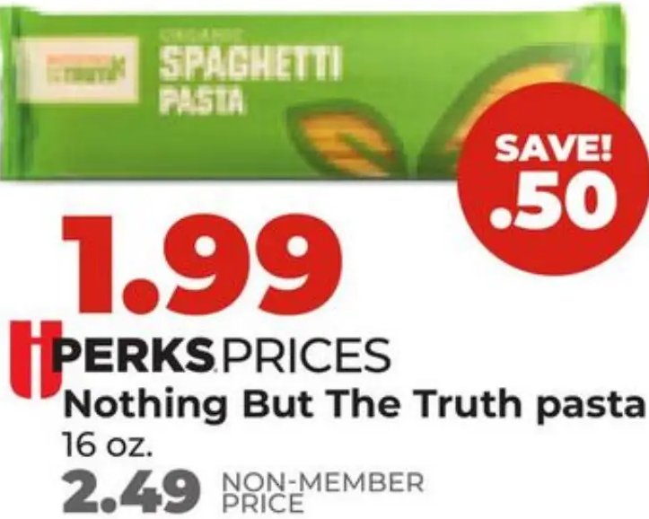 Nothing But The Truth pasta