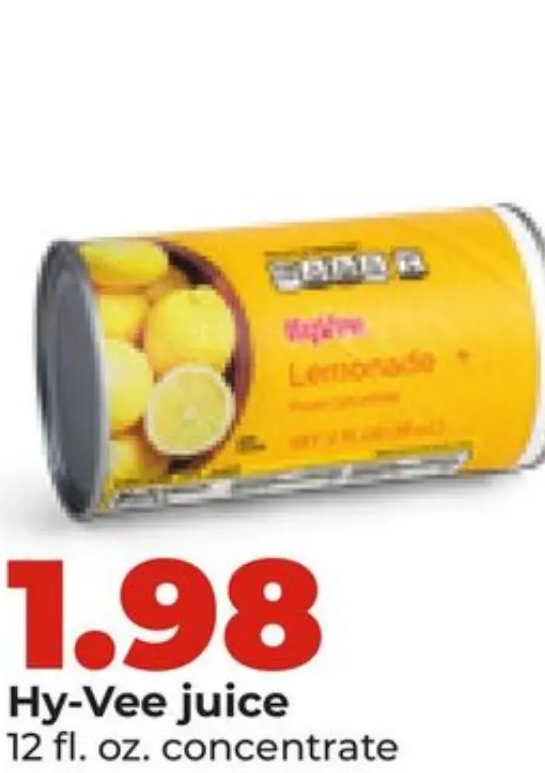 Hy-Vee juice