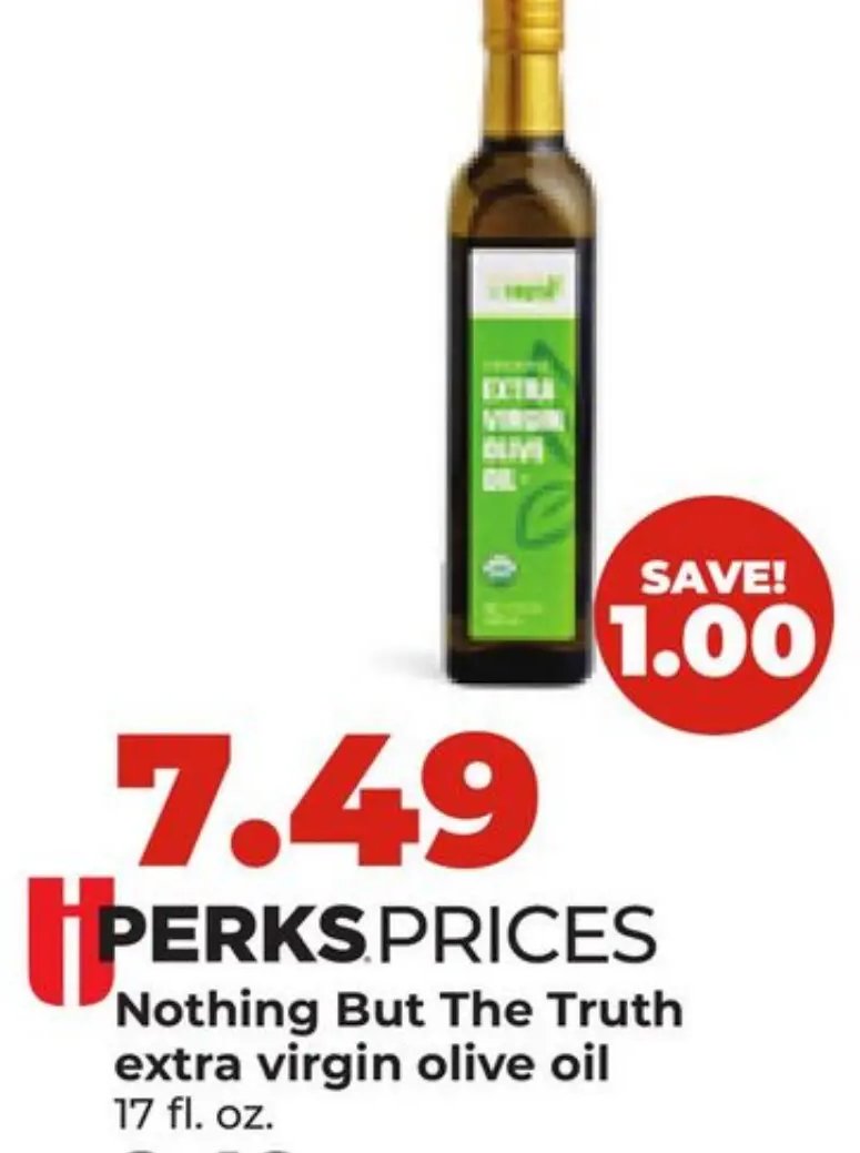 Nothing But The Truth extra virgin olive oil