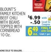 BLUNT'S FAMILY KITCHEN BEEF CHILI WITH BEANS