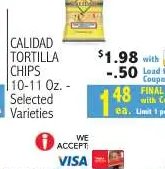 CALIDAD TORTILLA CHIPS
