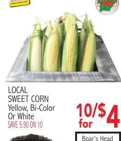 LOCAL SWEET CORN
