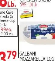 GALBANI MOZZARELLA LOG